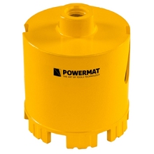 Image Алмазная сегментная корончатая пила для коробок Powermat PM-DWK-83x95M14M