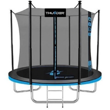 Image Trambulina Prime 255 cm, plasă interioară, albastră