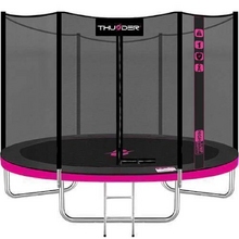 Image Trambulina Pro 255 cm, plasă externă, roz