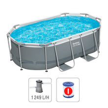 Image Bestway Piscină STEEL PRO MAX Oval 305x200x84 cm, 3668L, cadru metalic