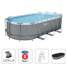 Image Bestway Piscină STEEL PRO MAX Oval 549x274x122 cm, 13430L, cadru metalic