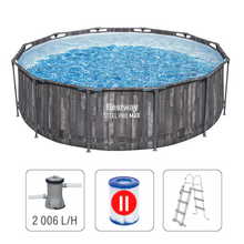 Image Bestway Бассейн STEEL PRO MAX Round 366х100 см, 9150 Л, металлический каркас