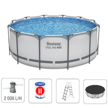 Image Bestway Бассейн STEEL PRO MAX Round 366х122 см, 10250 Л, металлический каркас