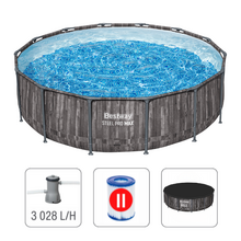 Image Bestway Бассейн STEEL PRO MAX Round 427×107 см, 13030Л, металлический каркас