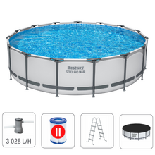 Image Bestway Бассейн STEEL PRO MAX Round 457х107 см, 14970 Л, металлический каркас