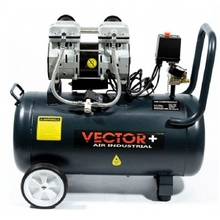 Безмасляный компрессор Vector 1390W 50L Image Безмасляный компрессор Vector 1390W 50L
