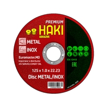 Диск для резки металла Haki Premium  125×1.0 Image Диск для резки металла Haki Premium  125×1.0