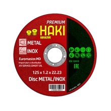 Диск для резки металла Haki Premium  125×1.2 Image Диск для резки металла Haki Premium  125×1.2