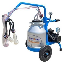 Image Aparat muls oi / capre, 1 post aluminiu, 30L