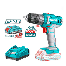 Image Дрель-шуруповерт с аккумулятором 20В 2Ач Total TDLI200528