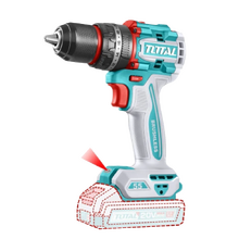 Image Дрель-шуруповерт ударная с аккумулятором 20.0В 2.0Aч 55Нм Total TIDLI20558 Brushless