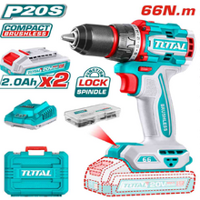 Image Гайковерт ударный с аккумулятором 20,0В 66Нм TOTAL Brushless TDLI20668