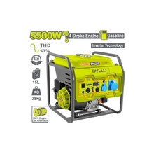 Генератор бензиновый инвертор 5500В DYLLU DTGEAB08 Image Генератор бензиновый инвертор 5500В DYLLU DTGEAB08