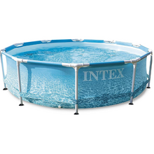 Image INTEX Piscină BEACHSIDE METAL FRAME 305x76cm, 4485L, cadru metalic