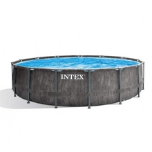 Image INTEX Piscină GREYWOOD PRISM FRAME PREMIUM 457×122cm, 16805L, cadru metalic