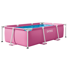 Image INTEX Бассейн RECTANGULAR FRAME 220х150х60см, 1622л, металлический каркас, розовый