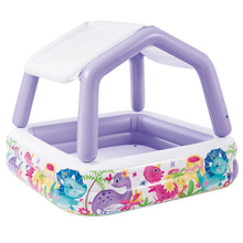 Image INTEX Piscină gonflabilă pentru copii cu baldachin 157x157x122 cm, 295 L, 2+