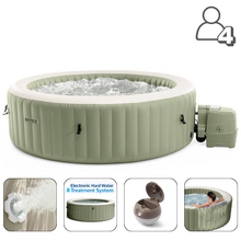 Image INTEX Надувной СПА джакузи “Bubble Massage” 196х71см, 795Л, 4-х местный, оливковый
