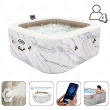 Image INTEX Надувной СПА джакузи “Calacatta Dual Zone Deluxe” 175×71см, 795Л, 4-х местный