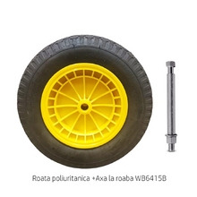 Image Колесо пенополиуретановое + ось для тачки WB6415B 5470
