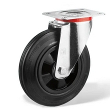 Image Roată pivotanta din cauciuc 200mm B-BPP 200 HAKI