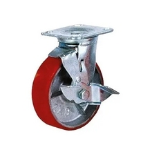 Колесо поворотное с тормозом чугун 152mm 1043-152 HAKI Image Колесо поворотное с тормозом чугун 152mm 1043-152 HAKI