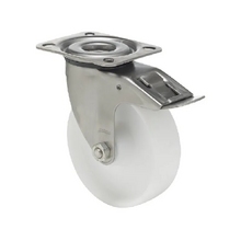 Колесо поворотное с тормозом полиамидное 125mm 4064-125 HAKI Image Колесо поворотное с тормозом полиамидное 125mm 4064-125 HAKI