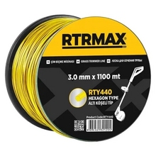 Леска для триммера 3,0мм X 1100м RTRMAX RTY440 Image Леска для триммера 3,0мм X 1100м RTRMAX RTY440