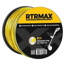 Леска для триммера 3,3мм X 900м RTRMAX RTY443 Image Леска для триммера 3,3мм X 900м RTRMAX RTY443
