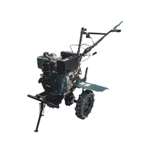 Image Мотоблок дизельный MB-1100AE-ZX TT AGRO MOTO (редукторный), колесо 4,00*8 (безвоздушное) , двигатель 178FE (6 л.с.), GREEN