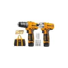 Набор аккумуляторных инструментов INGCO CKLI1201 Image Набор аккумуляторных инструментов INGCO CKLI1201