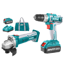 Image Set Masina de gaurit, Masina de slefuit cu acumulator TCKLI2009