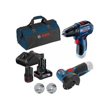 Image Set scule electrice 4.0 / 2.0 Ah GWS/GSR 18 V Bosch