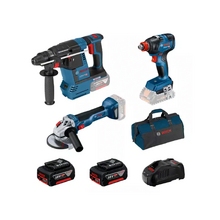 Image Set scule electrice 5 Ah GBH/GWS/GDX/GBA/GAL 18 V Bosch