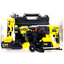 Набор угловая шлифовальная машина +Шуруповерт+Перфоратор Hass DW3DY Image Набор угловая шлифовальная машина +Шуруповерт+Перфоратор Hass DW3DY