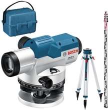Оптический нивелир Bosch GOL26G+BT160+GR500  Image Оптический нивелир Bosch GOL26G+BT160+GR500