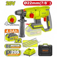 Image Ciocan rotopercutor SDS+ 2J 2*4Ah/20V DYLLU DTLM15225