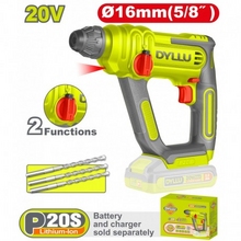 Image Перфоратор аккумуляторный SDS плюс совместим с аккумулятором 20V DYLLU DTLM1516