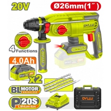 Перфоратор Li-Ion 20В/2*4.0Ач DYLLU DTLM1B262 Image Перфоратор Li-Ion 20В/2*4.0Ач DYLLU DTLM1B262