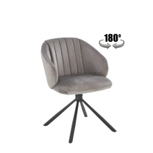 Image Scaun rotativ K533 metal/tesatura Gri