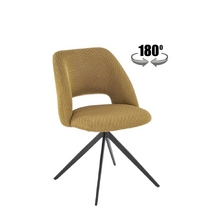 Image Scaun rotativ K546 metal/tesatura Galben