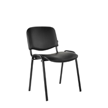 Image Scaun ISO fix, piele sintetica neagra