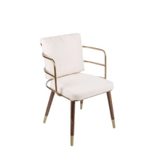 Image Scaun Stefan, sevinc liza 1000,old gold metal walnut