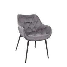 Image Scaun Lotus, baby soft 620, black metal, LTS01 Gri