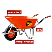 Image Roabă 100L cu roată gonflabilă WB6415P