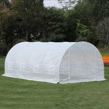 Image Seră pentru grădină 8x3x2m, Alba, 26mm, 0,9mm