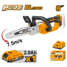 Image Цепная пила аккумуляторная INGCO CGSLI20851