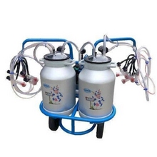 Image Vacuum tank oi | capre, 4 posturi/2 bidoane aluminiu, 40LT