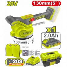 Image Виброприсоска аккумуляторная Li-Ion 20V/1*2Ah DYLLU DTTVM1D125